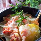 カリカリとろとろ＊じゃが芋と明太子のチーズ焼き