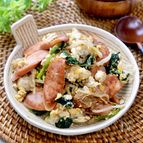 子供が喜ぶ♡『魚肉ソーセージと豆腐のチャンプルー』