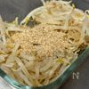 箸休めに！【もやしのごま酢和え】の工程2