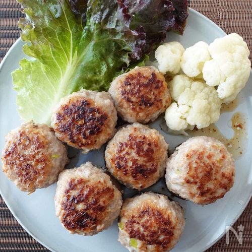 しいたけの肉詰め with残り物野菜のスープ
