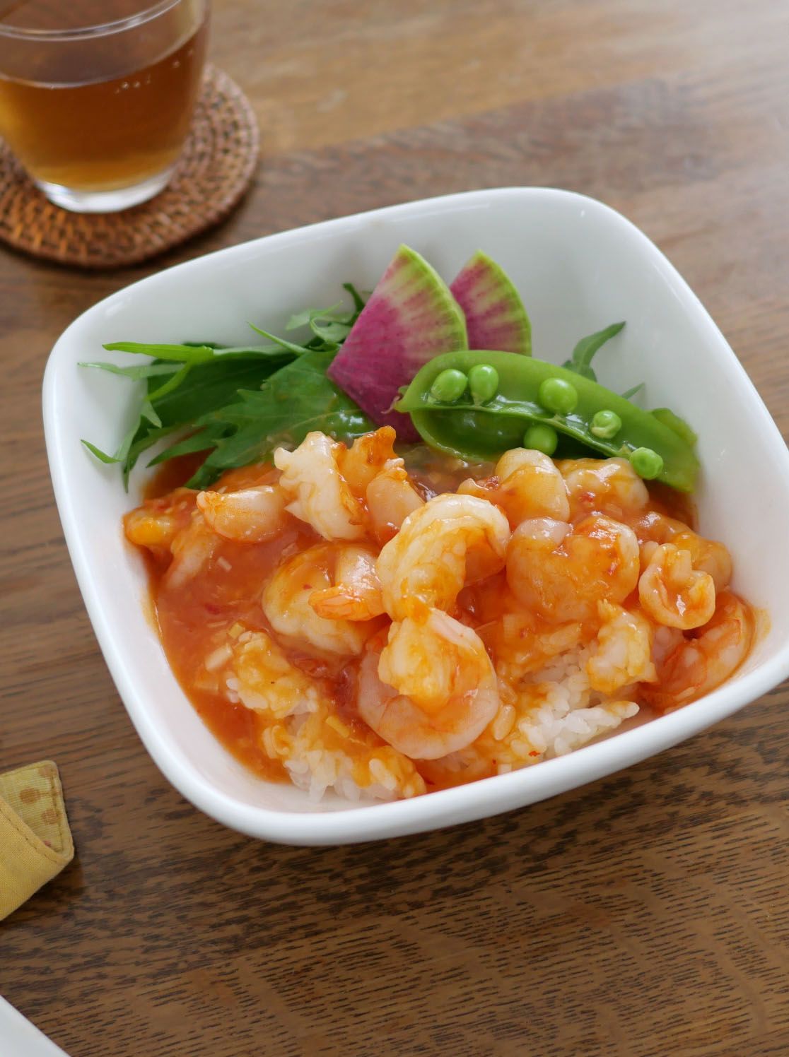 3分でつくるえびチリ丼 | レシピサイトNadia