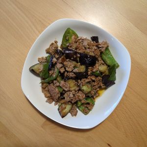 天丼かぁちゃんの作ってみた!投稿(＼こくうま／なすの中華みそ炒め)