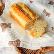 【油・砂糖不使用】ふわもち♪米粉のバナナケーキ