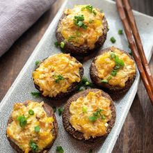 うま味たっぷり！椎茸のおかかチーズ焼き