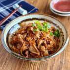 手早くかんたん！【豚こまとしらたきのすき焼き風炒め煮】