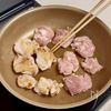 おろしのせでさっぱり♩鶏肉となすの甘酢炒めの工程3