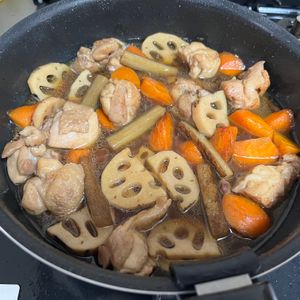 ぽちゃこの作ってみた!投稿(根菜たっぷり♡簡単美味しい！『我が家の筑前煮』)