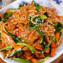 行列の定食屋さんの🍚夏のスタミナ🤩豚バラ濃厚味噌プルコギ