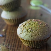 【あれもこれも不使用】ふわふわしっとり 抹茶マフィン