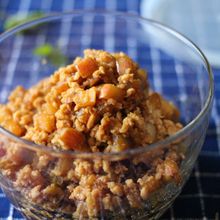 作り置き! 角切り林檎と鶏むね肉のそぼろ Vol.2