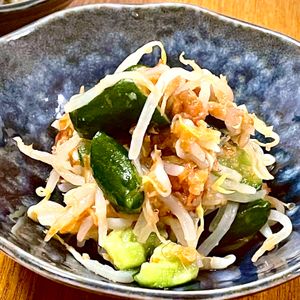 michuの作ってみた!投稿(もやしときゅうり《ノンオイル♡梅味噌サラダ》)
