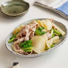 かぶと豚しゃぶの柚子胡椒和え