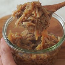 5分で作れる！梅おかかなめ茸