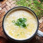 豆腐だけ《崩し豆腐のトロトロかき玉中華スープ》