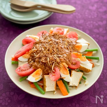 タイヌードルサラダ ピーナッツソース添え レシピ