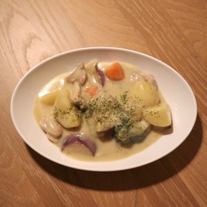 こんぶの作ってみた!投稿(ルウ不使用!【クリームシチュー】のレシピ)