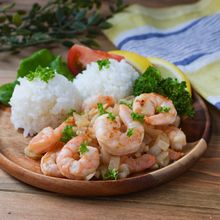 親子で食べられる✨《お手軽ガーリックシュリンプ》