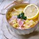 後味爽やか♡『キャベツとベーコンのレモンバター風味スープ』
