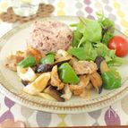 豚肉と茄子のココナッツオイル炒めプレート