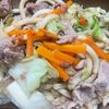 sanshirouの作ってみた!投稿(豚肉とキャベツのおかかバター醤油うどん【#残り野菜】)