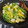 1053291の作ってみた!投稿(指までうま〜い♡とうもろこしと枝豆の旨塩炒め)
