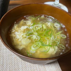 ぽちゃこの作ってみた!投稿(ふわとろ白いかきたま中華コーンスープ♪余った卵白ムダなく消費)