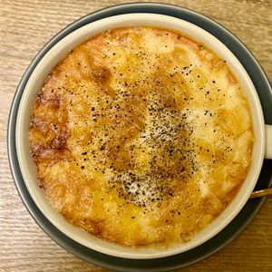 雨の作ってみた!投稿(【オートミールレシピ】めちゃウマ♡豆乳トマトチーズリゾット)