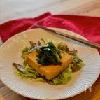 5分で完成！ドーンと厚揚げのニラだれサラダ★