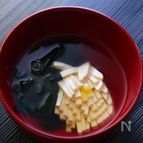 菊香豆腐のお吸い物