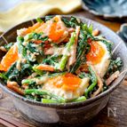 【ほうれん草と卵の胡麻マヨサラダ】モリモリ食べたい♡栄養満点