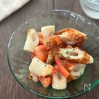 材料ふたつで副菜！《ちくわとトマトのマリネ》