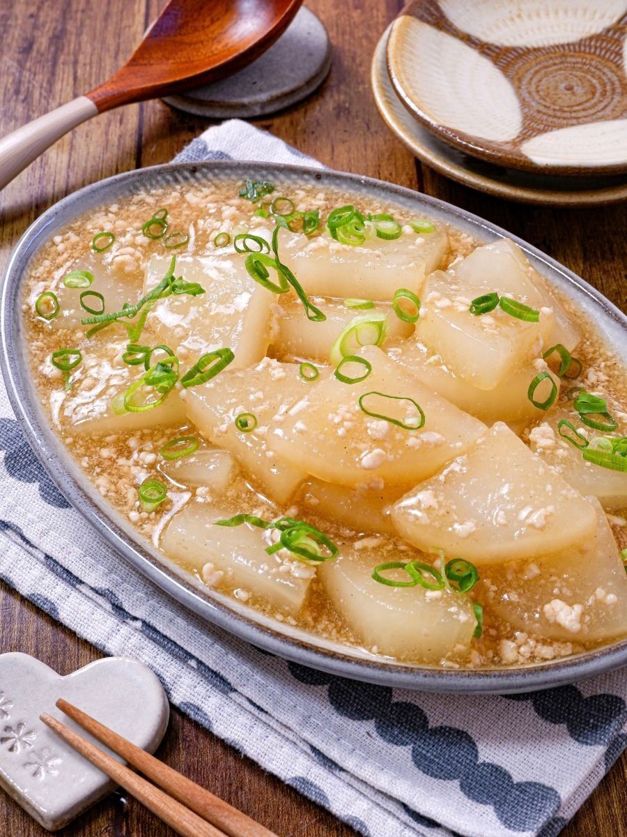 大根のそぼろあん