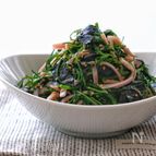 ＊おかひじきとハムと海苔のナムル風＊
