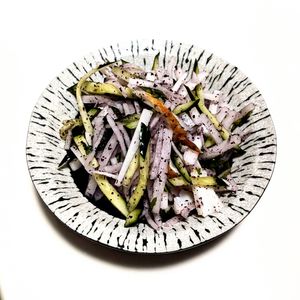 ごんべすの作ってみた!投稿(さっぱり箸休めに♡大根ときゅうりとちくわの大葉ゆかり和え)