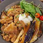 【とろとろ旨い】豚こま肉とエリンギ茄子のオイスターポン照り