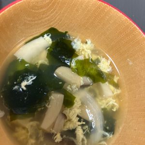 ここあの作ってみた!投稿(食材3つ♡3分で完成《中華たまごスープ》)