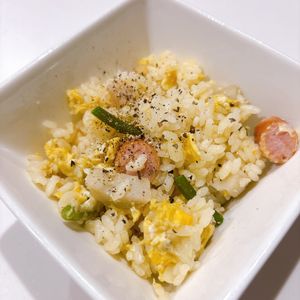 ねこまりも🐈‍⬛の作ってみた!投稿(もやしで糖質オフチャーハン【ほぼ炊飯器まかせ♪】)