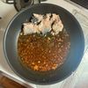 【ローリングストック】さば缶とキムチの旨辛ビビンバ風混ぜご飯の工程4
