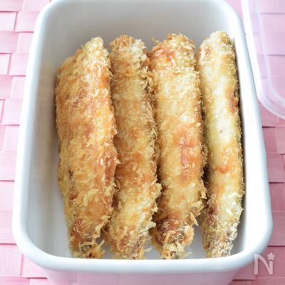 アジフライ　作り置きレシピ　食べる直前にトースター仕上げ♪