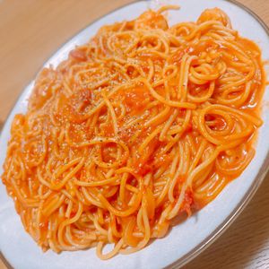 し☆の作ってみた!投稿(トマクリパスタ)