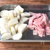 ワンパン！めんつゆで簡単♪【ながいも和風パスタ】の工程1