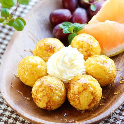 たこ焼き器でパン粉フレンチトースト