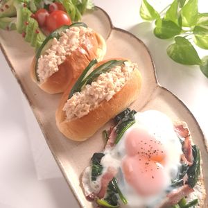 とのちゃまの作ってみた!投稿(旨味たっぷり！簡単お弁当に【めんマヨツナサンド】)