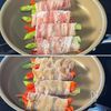 ご飯がすすむ彩りおかず【アスパラとパプリカの豚肉巻照り焼き】の工程3