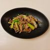 りんの作ってみた!投稿(絶品！【豚こま肉と小松菜のからし炒め】ごはんが進む簡単おかず)