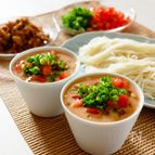 味噌で濃厚コクうま！簡単★トマト豆乳そうめんつゆ