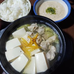 クリームソーダの作ってみた!投稿(ゆず香る♪白菜と豆腐と鶏肉の旨塩ゆず鍋)