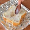 【ごちそうトーストの完成♪】
キャベたまチーズトーストの工程1