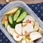 ♡止まらない旨さ♡漬けダレの基本材料は2つ♡野菜の浅漬け♡