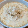たむたむの作ってみた!投稿(濃くまろ♡ねぎだく辛味とんこつ風ラーメン)